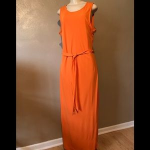 COPY - Banana Republic Compass Orange maxi dress size L